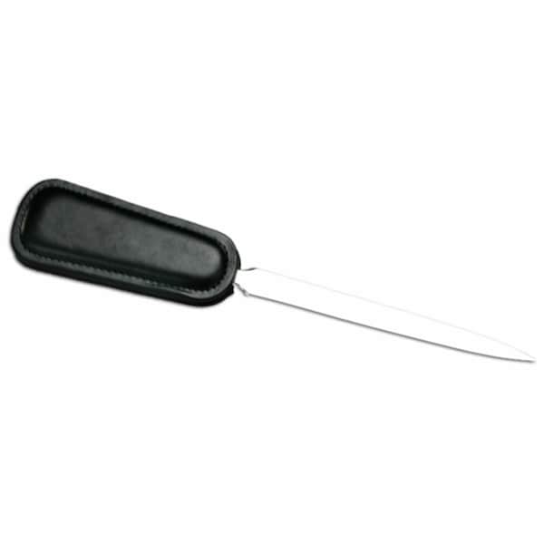 Dacasso 5-inch Leather Letter Opener - Silver Blade A1019 - main